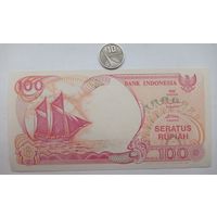 Werty71 Индонезия 100 рупий 1992  1999 UNC банкнота