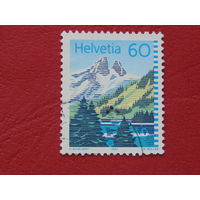 Швейцария 1993г. Горы.