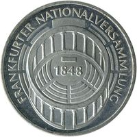 5 марок, 1973     125 лет со дня открытия Национального Собрания