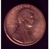 1 цент 1989 год США