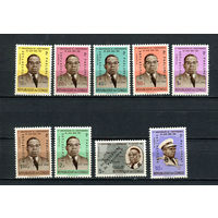 Конго (Заир) - 1961 - Возобновление Праламента. Надпечатка REOUVERTURE du PARLAMENT JUILLET 1961 - [Mi. 74-82] - полная серия - 9 марок. MNH.  (Лот 149BT)