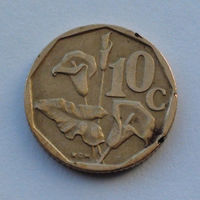 ЮАР 10 центов. 1991