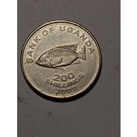Уганда 200 шиллингов 2007 года .