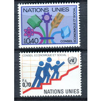 ООН (Женева) - 1980г. - Социально-экономический совет ООН - полная серия, MNH [Mi 94-95] - 2 марки