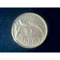 Монеты.Африка.Малави 2 Тамбала 1995.
