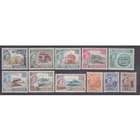 1960 Кипр 179-189 MLH Елизавета II - Надпечатка 20,00 евро