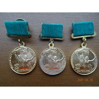 Медаль участнику ВСХВ Комплект 1955-1958 года