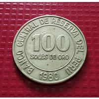Перу 100 солей 1980 г. #30920