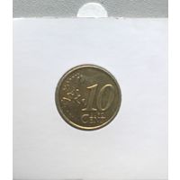 Греция 10 евроцентов 2006 в холдере