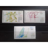 ФРГ 1984 Олимпийские игры Михель-7,0 евро полная серия