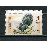 Бутан - 1968 - Птица 4Ch - [Mi.250A] - 1 марка. MNH, MLH.  (LOT EK12)-T10P5