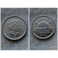 Канада 5 центов 2013