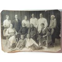 Фото "В кругу семьи", 1921 г.(большое 24/17см.)