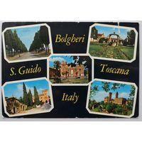 Открытка "Италия. Сан Гуидо-Болгери-Тоскана (San Guido-Bolgheri-Toscana-Italy)". 1970-е годы