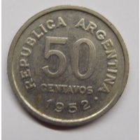 Аргентина 50 сентаво 1952 г