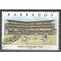Барбадос. Стадион для крикета. 2000г. Mi#913.