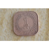 Малайя 1 цент 1941