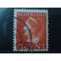 Нидерланды 1940 Королева Вильгельмина 7 1/2с