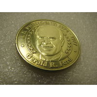 Памятная монета. Форд Джеральд Рудольф Американский президент 1974-1977