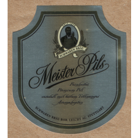 Этикетка пива Meister Pils Германия Ф586