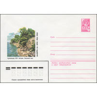 Художественный маркированный конверт СССР N 14709 (23.12.1980) Грузинская ССР. Батуми. Зеленый мыс