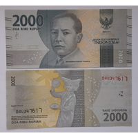 Индонезии 2000 рупий 2016 года UNC