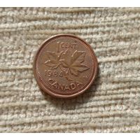 Werty71 Канада 1 цент 1984 Елизавета 2