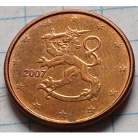 Финляндия 1 евроцент, 2007     ( 2-1-3 )