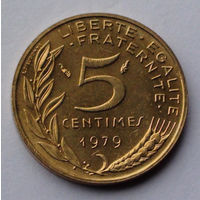Франция 5 сантимов. 1979