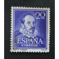 Испания 1950. Известные люди. Хуан Руис де Аларкон и Мендоса