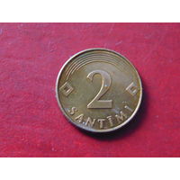 Латвия 2 сантима 2000 г.