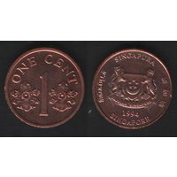 Сингапур _km98 1 цент 1994 год (f