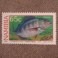 Намибия 1994. Фауна. Рыбы. Lithognathus Auretu
