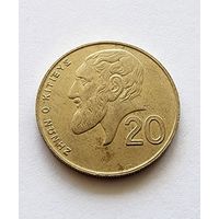Кипр 20 центов, 2001