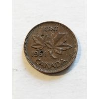 Канада 1 цент 1951
