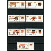 Камбоджа - 1990г. - Повозки. Международная филателистическая выставка - полная серия, MNH [Mi 1097-1103] - 7 марок