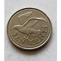 Барбадос 10 центов, 1990