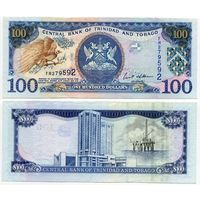 Тринидад и Тобаго. 100 долларов (образца 2006 года, P51a, aUNC)