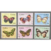 Куба 1989г бабочки