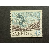 Швеция 1970. Сплав древесины. Полная серия