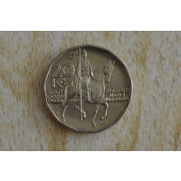 Чехия 20 крон 1997