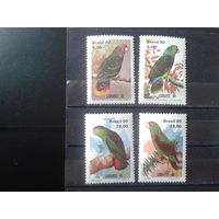 Бразилия 1980 Попугаи** Полная серия Михель-7,5 евро