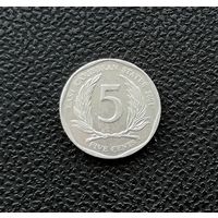 5 центов Карибы 2004 года