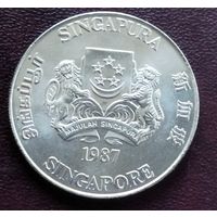 Сингапур 10 долларов, 1987 Год кролика