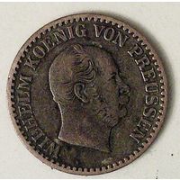 РАСПРОДАЖА!!! - ГЕРМАНИЯ ПРУССИЯ 1 грош 1864 год "ВИЛЬГЕЛЬМ I" (серебро)