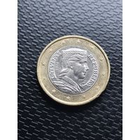 1 евро 2016 Латвия