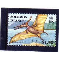 Соломоновы острова. Mi:SB 1317. Динозавры. Птеранодон. 2006.