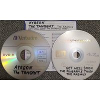 DVD MP3 дискография AYREON, The TANGENT, GET WELL SOON, The PINEAPPLE THIEF, The RASMUS - 2 DVD