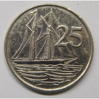 Каймановы острова 25 центов 2008 г (1)
