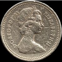 Великобритания 1 фунт 1983 г. КМ#933 (4-5)